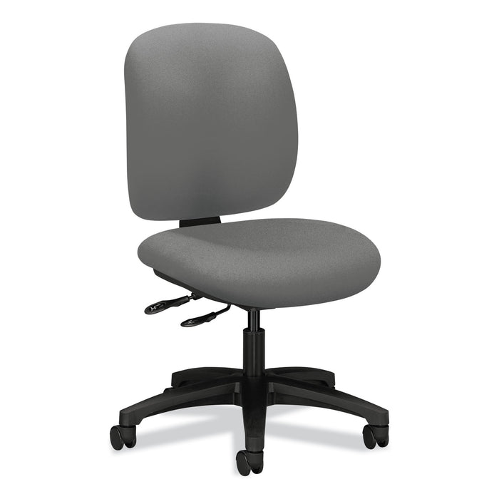 ComforTask Task Chair, Supports up to 300 lbs, Frost Seat, Frost Back, Black Base