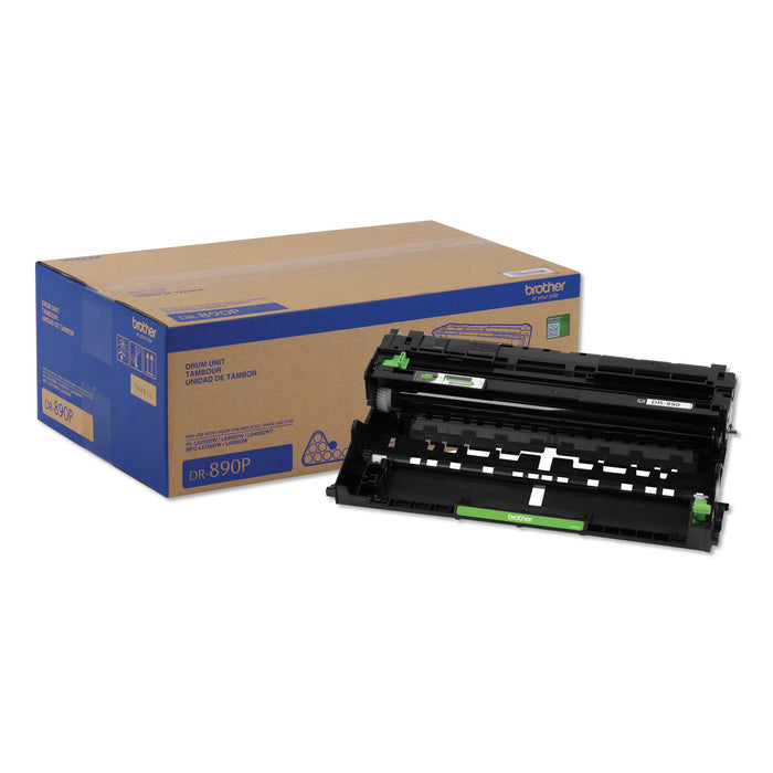 DR890 Drum Unit, 50,000 Page-Yield, Black