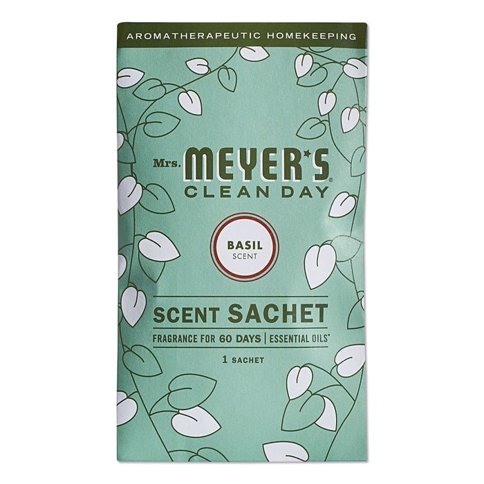 Clean Day Scent Sachets, Basil, 0.05 lbs Sachet, 18/Carton