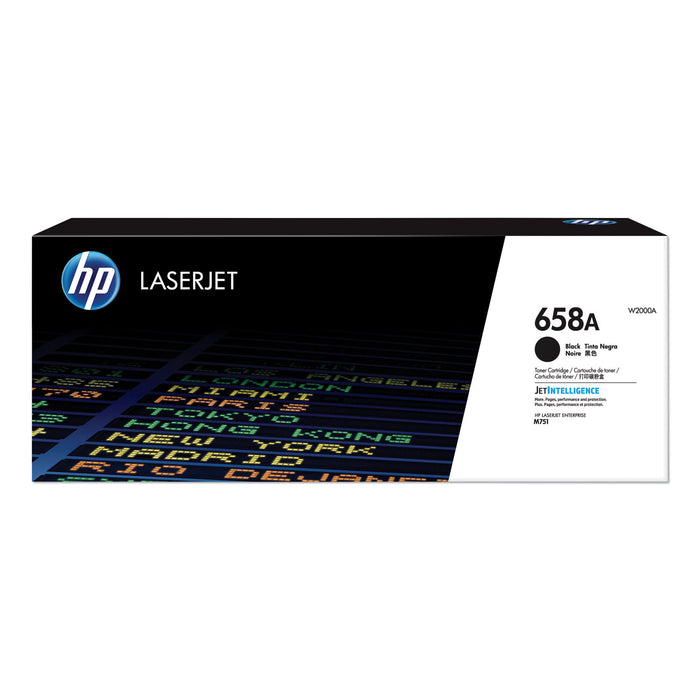 HP 658A, (W2000A) Black Original LaserJet Toner Cartridge