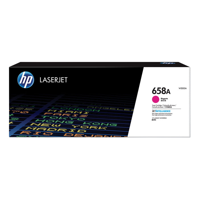 HP 658A, (W2003A) Magenta Original LaserJet Toner Cartridge