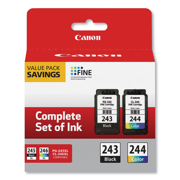 1287C006 (CL-244; PG-243BK) Ink, Black/Color