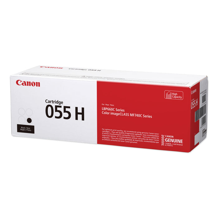 3020C001 (055H) High-Yield Toner, 7,600 Page-Yield, Black