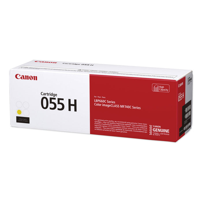 3019C001 (055H) High-Yield Toner, 5,900 Page-Yield, Yellow