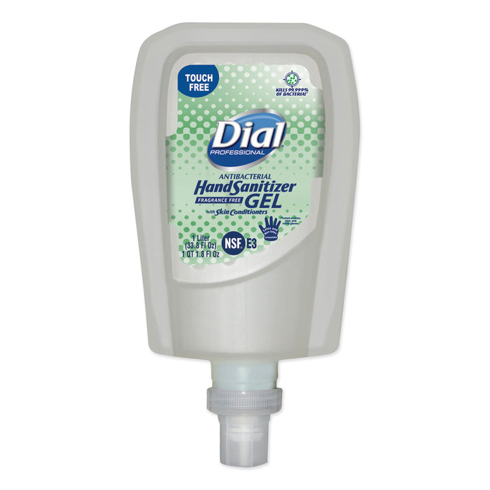 FIT Fragrance-Free Antimicrobial Touch Free Dispenser Refill Gel Hand Sanitizer, 1000 mL