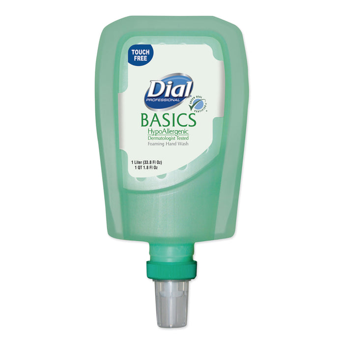 FIT Basics Hypoallergenic Foaming Hand Wash Universal Touch Free Refill, Honeysuckle, 1000 mL Refill, 3/Carton