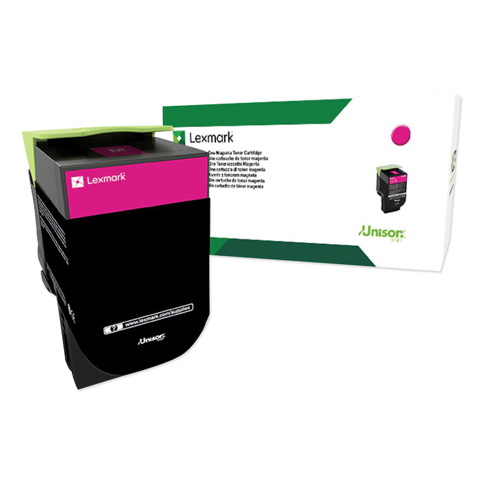 80C0XMG Return Program Extra High-Yield Toner, 4000 Yield, Magenta, TAA Compliant