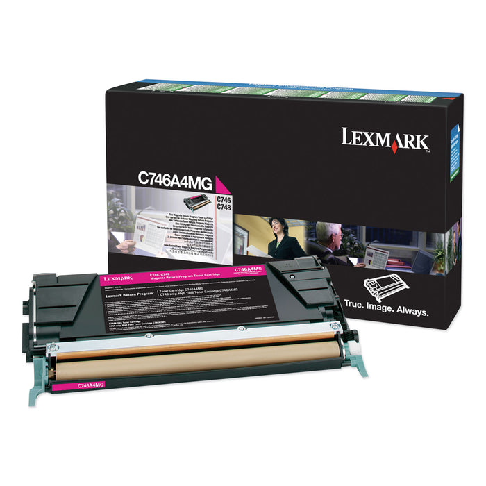C746A4MG Return Program Toner, 7000 Page-Yield, Magenta, TAA Compliant