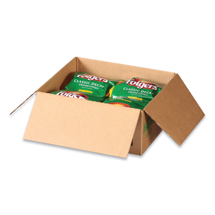 Coffee Filter Packs, Decaffeinated Classic Roast, 9/10oz, 40/Carton