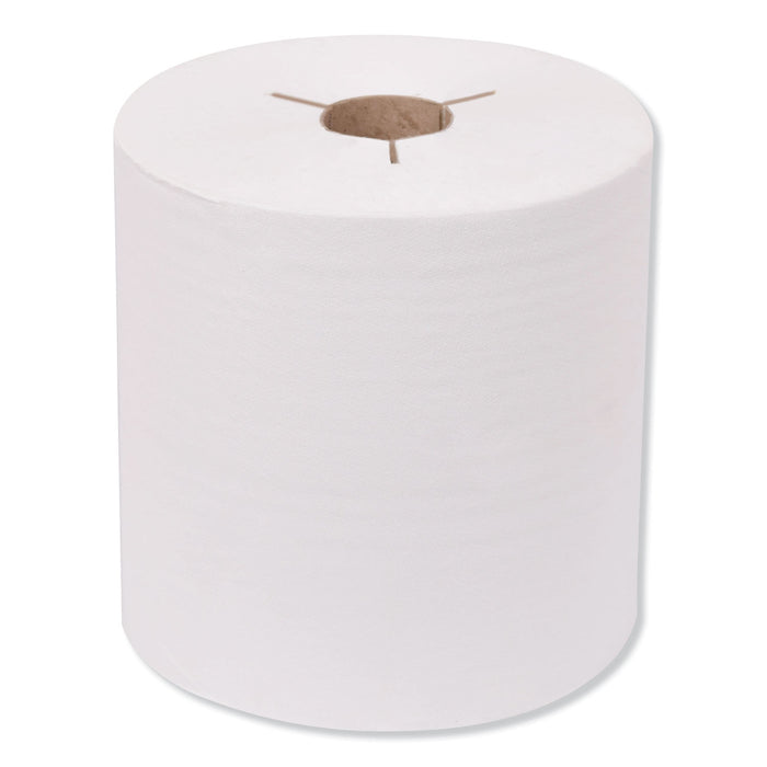 Advanced Hand Towel Roll, Notched, 1-Ply, 8 x 10, White, 1200/Roll, 6 Rolls/Carton