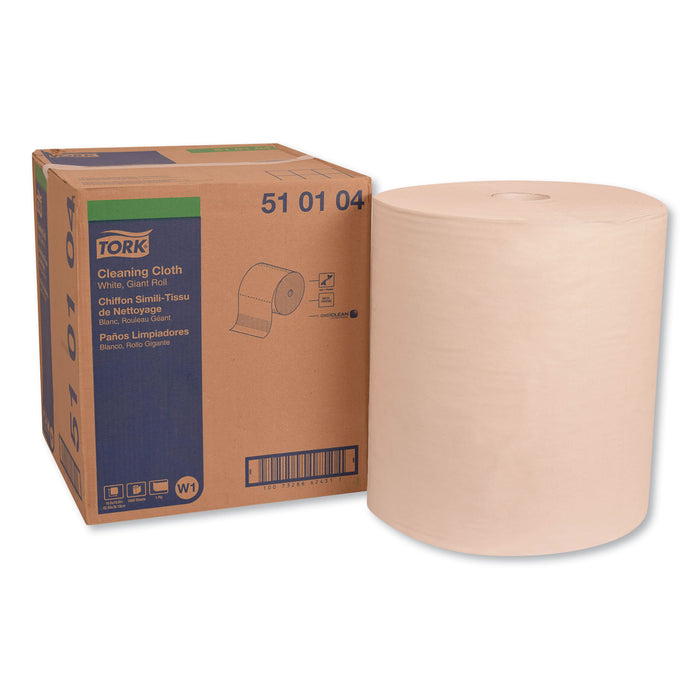 Cleaning Cloth, 16.9 x 15, White, 1000 Wipes/Roll