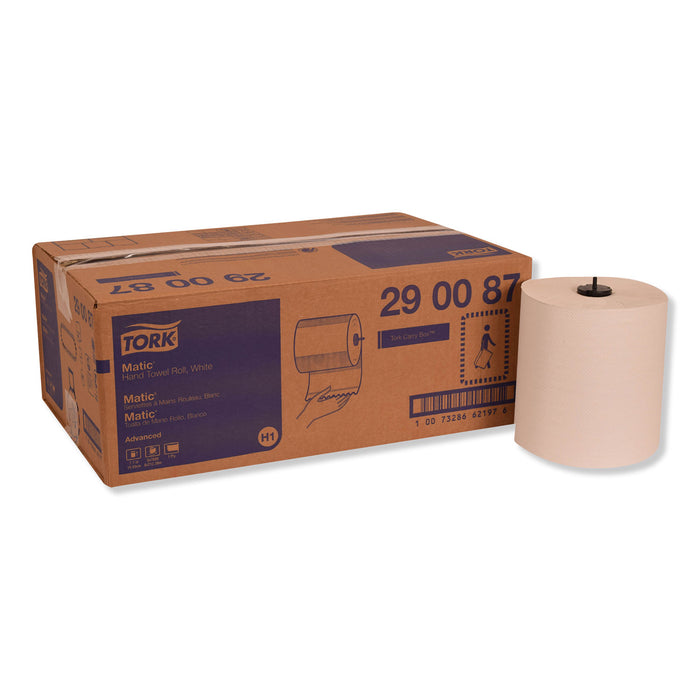 Advanced Matic Hand Towel Roll, 1-Ply, 7.7 x 9.8, White, 857/Roll, 6 Roll/Carton