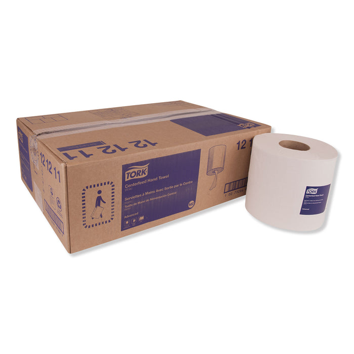 Centerfeed Hand Towel, 1-Ply, 7.1 x 11.8, White, 600/Roll, 6 Rolls/Carton
