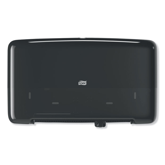 Elevation Bath Tissue Mini-Jumbo Roll Twin Dispenser, 17 x 5.688 x 10.125, Black