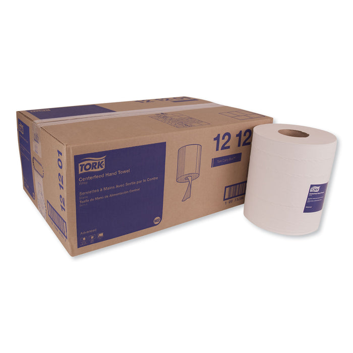 Advanced Centerfeed Hand Towel, 2-Ply, 9 x 11.8, White, 600/Roll, 6/Carton