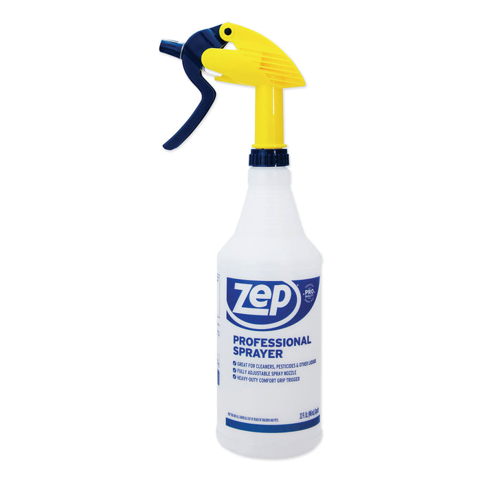 Professional Spray Bottle w/Trigger Sprayer, 32 oz, Clear Plastic