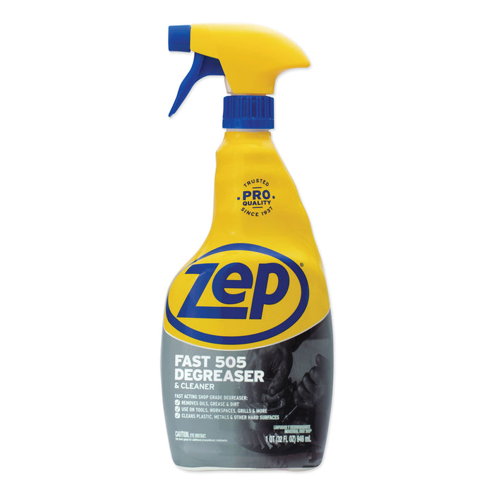 Fast 505 Cleaner & Degreaser, Lemon Scent, 32 oz Spray Bottle