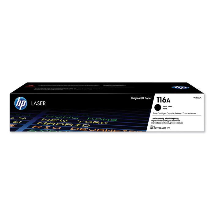 HP 116A, (W2060A) Black Original Laser Toner Cartridge