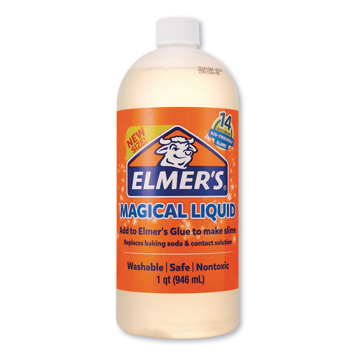 Glue Slime Magical Liquid Activator Solution, 32 oz, Dries Clear