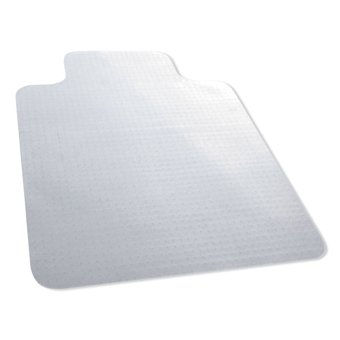 Carpet Surface Chair Mat, Lip, 36" x 48", Clear
