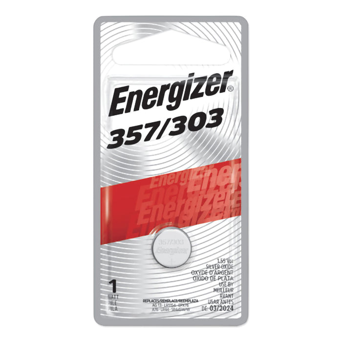 357/303 Silver Oxide Button Cell Battery, 1.5V