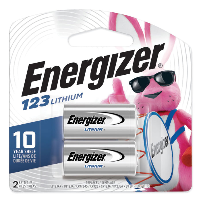 123 Lithium Photo Battery, 3V, 2/Pack