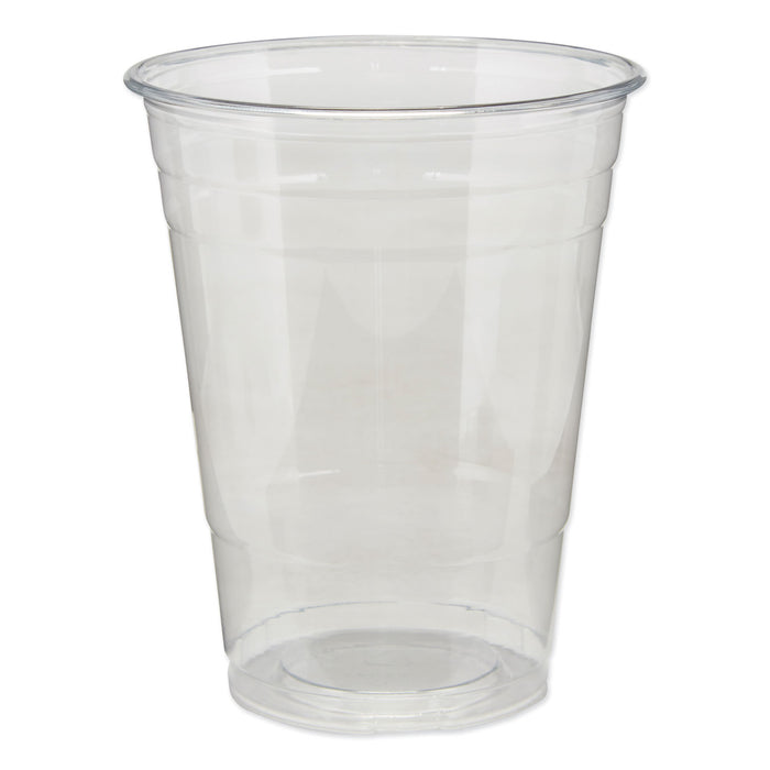 Clear Plastic PETE Cups, Cold, 16oz, 25/Sleeve, 20 Sleeves/Carton