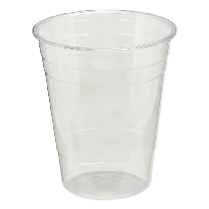 Clear Plastic PETE Cups, Cold, 16oz, 50/Sleeve, 20 Sleeves/Carton