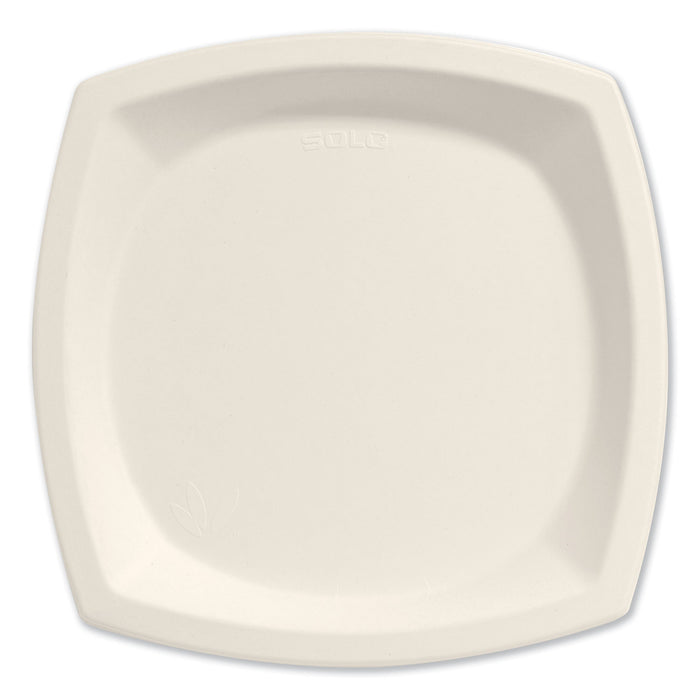 Bare Eco-Forward Sugarcane Dinnerware, 10" dia, Plate, Ivory, 125/Pk