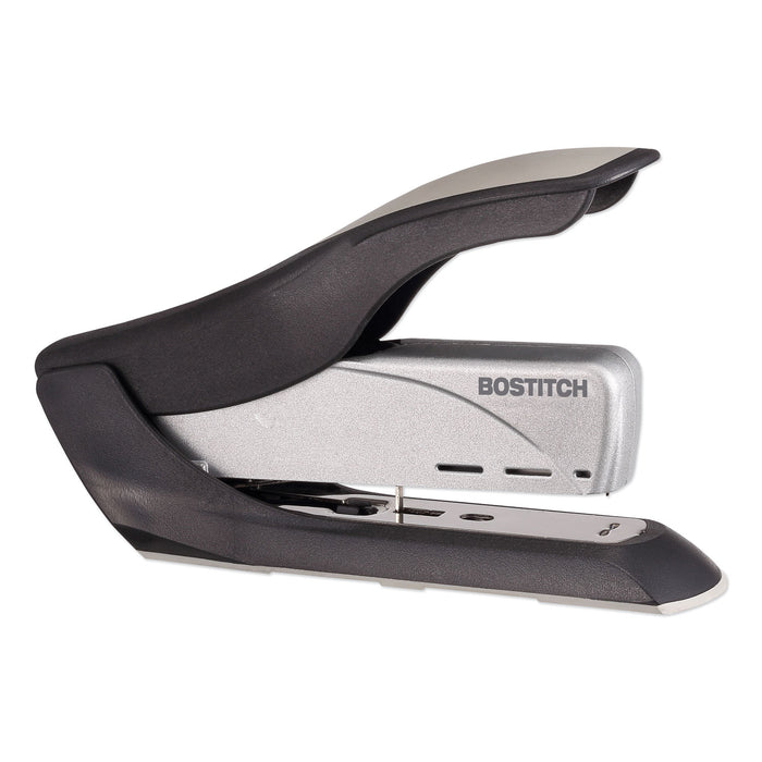 Spring-Powered Premium Heavy-Duty Stapler, 65-Sheet Capacity, Black/Si ...