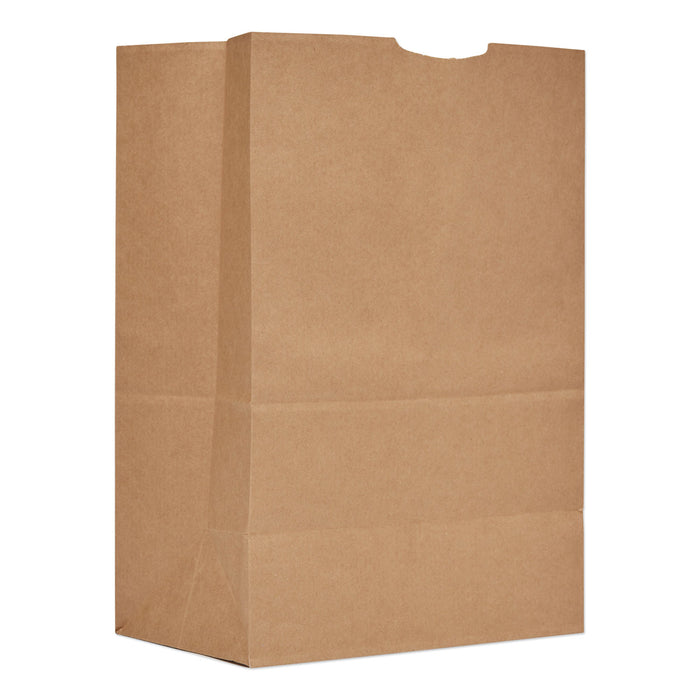 Grocery Paper Bags, 52 lbs Capacity, 1/6 BBL, 12"w x 7"d x 17"h, Kraft, 500 Bags