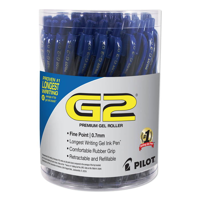 G2 Premium Retractable Gel Pen, Fine 0.7 mm, Blue Ink/Barrel, 36/Pack
