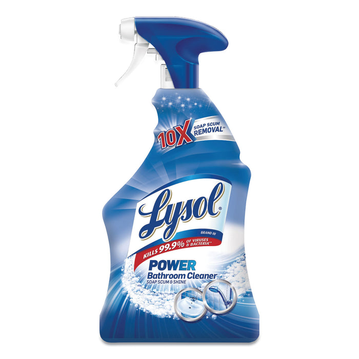 Disinfectant Bathroom Cleaners, Liquid, Island Breeze, 32 oz Spray Bottle, 12/Carton