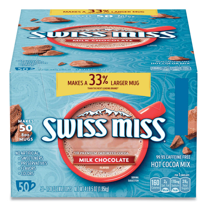 Hot Cocoa Mix, Regular, 0.73 oz Packet, 50/Packets/Carton