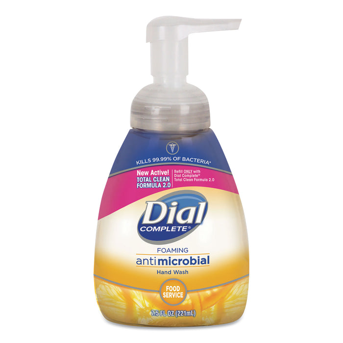 Antimicrobial Foaming Hand Wash, Light Citrus, 7.5 oz Pump Bottle, 8/Carton