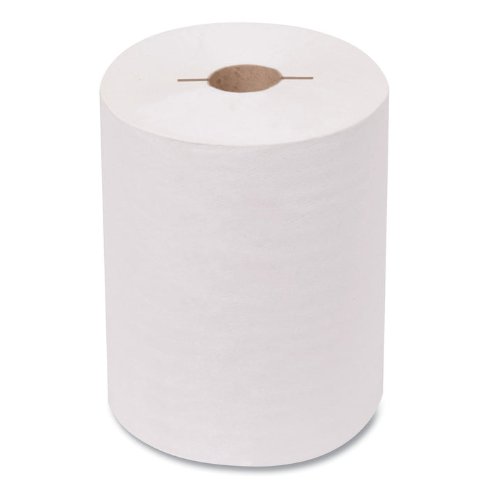 Advanced Hand Towel Roll, Notched, 1-Ply, 7.5 x 11, White, 491/Roll, 12/Carton