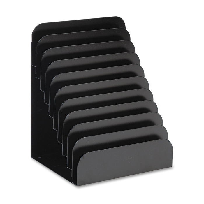 Cashier Pad Rack, Steel, 10 Pockets, 8" w x 6-3/4" d x 11" h, Black