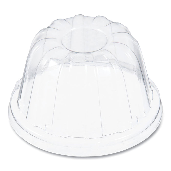 D-T Sundae/Cold Cup Lids, Fits Foam Cups, Clear, 1,000 lids/CT, 50/PK, 20PK/CT