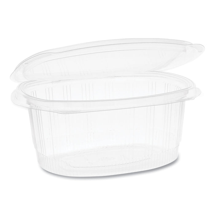 EarthChoice PET Hinged Lid Deli Container, 7.31 x 5.88 x 3.25, 32 oz, 1-Compartment, Clear, 280/Carton