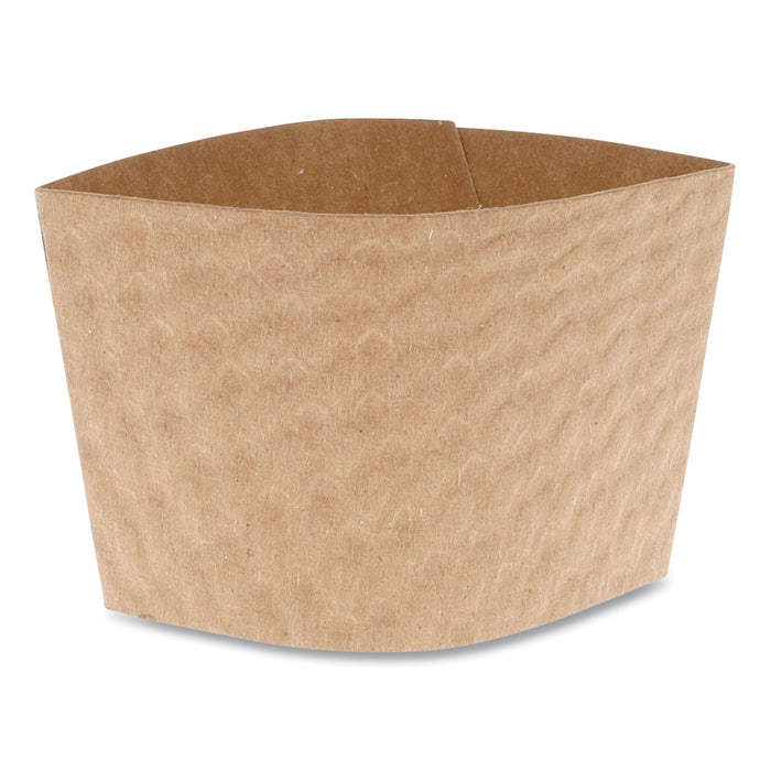 Cup Sleeve, Fits 12-24 oz Cups, Kraft, 1,000/Carton