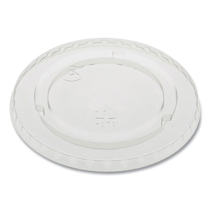 EarthChoice Cold Cup Lids with No Straw Hole, Fits 9 to 20 oz Size A Cups, Clear, 1,020/Carton