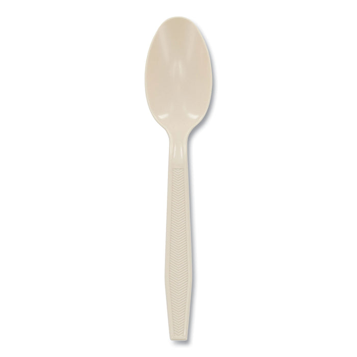 EarthChoice PSM Cutlery, Heavyweight, Spoon, 5.88", Tan, 1,000/Carton