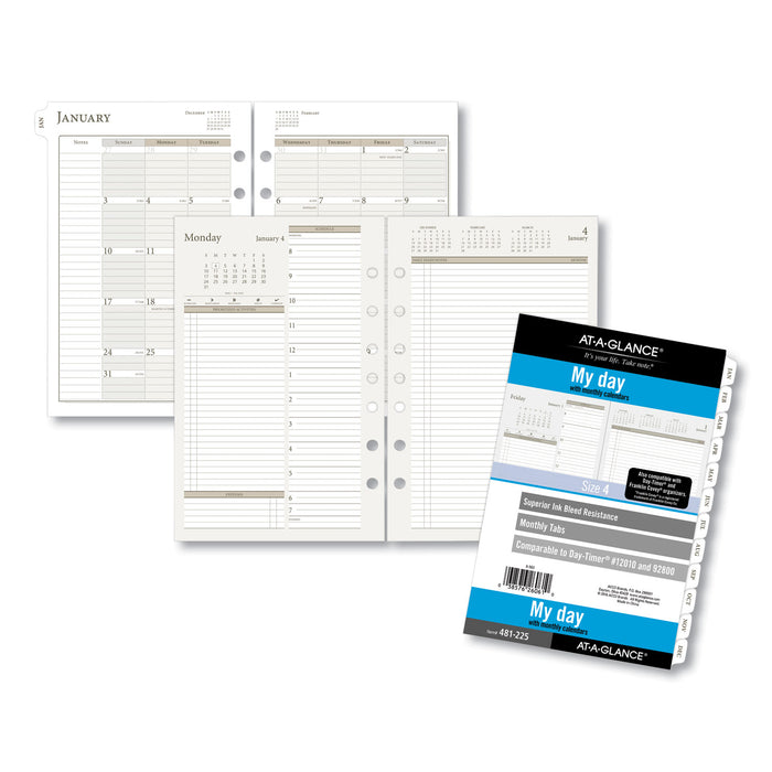 Two-Pages-Per-Day Planning Pages, 8.5 x 5.5, 2021