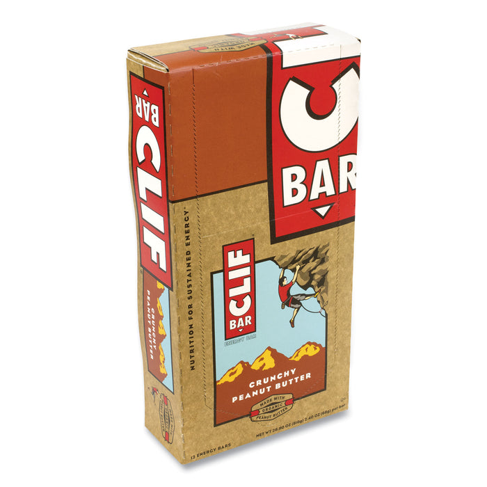 Energy Bar, Crunchy Peanut Butter, 2.4 oz, 12/Box, Free Delivery in 1-4 Business Days