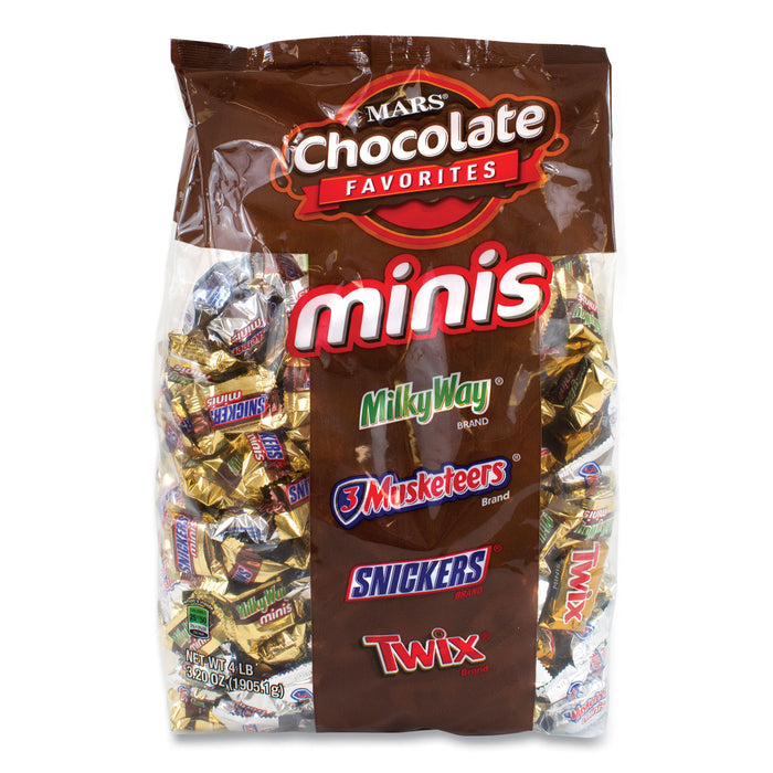 Chocolate Favorites Minis Variety Mix, 240 Pieces, 67.2 oz Bag, Free Delivery in 1-4 Business Days