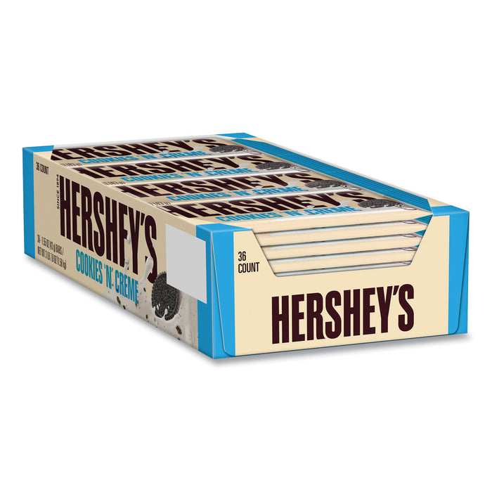 Cookies 'n' Creme Candy Bar, 1.55 oz Bar, 36 Bars/Carton, Free Delivery in 1-4 Business Days