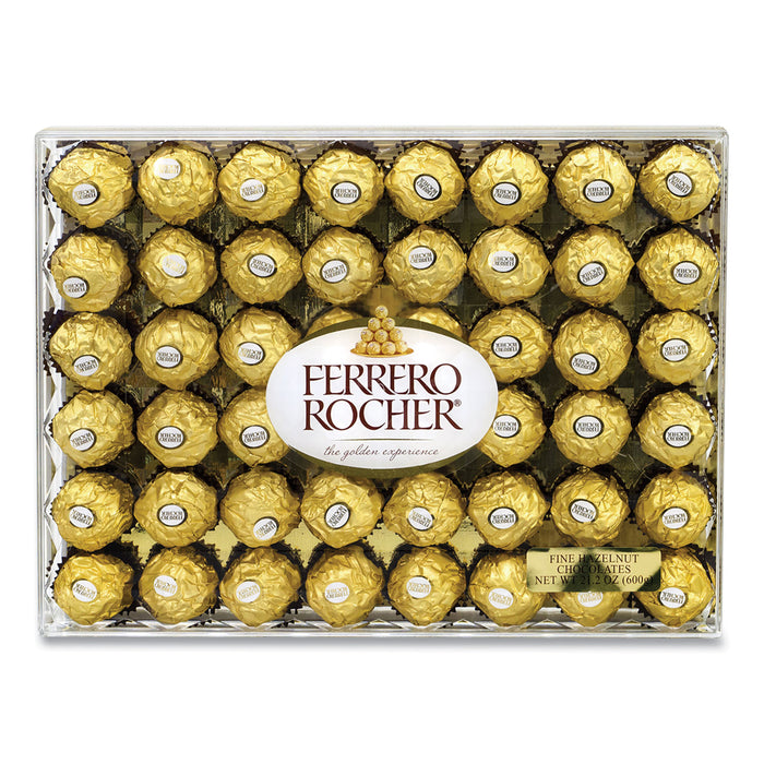 Hazelnut Chocolate Diamond Gift Box, 21.2 oz, 48 Pieces, Free Delivery in 1-4 Business Days