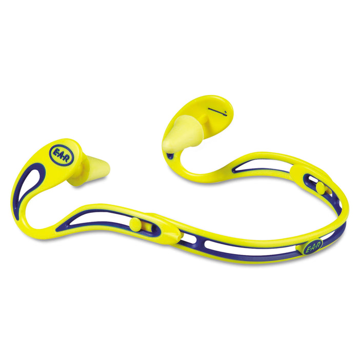 E·A·R Swerve Banded Hearing Protector, Corded, Yellow