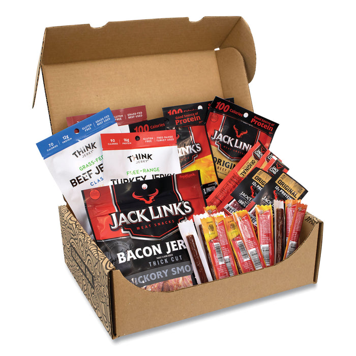 Big Beef Jerky Box, 29 Assorted Snacks, Free Delivery in 1-4 Business Days