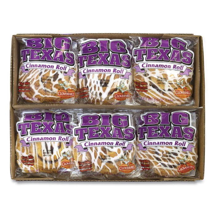 Big Texas Cinnamon Roll, 4 oz, 12/Box, Free Delivery in 1-4 Business Days